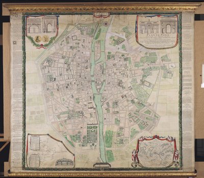 Plan of Paris, 1676 by Pierre Bullet